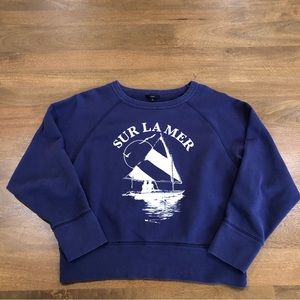 J.Crew Vintage Raglan Sweatshirt - Sur La Mer